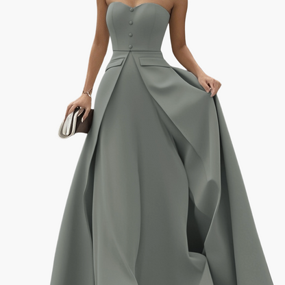 Damen Elegantes Abendkleid Ballkleid Bandeau Stil für besondere Anlässe