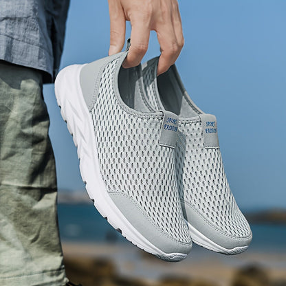 Męskie sportowe buty wsuwane oddychające na co dzień i do treningu