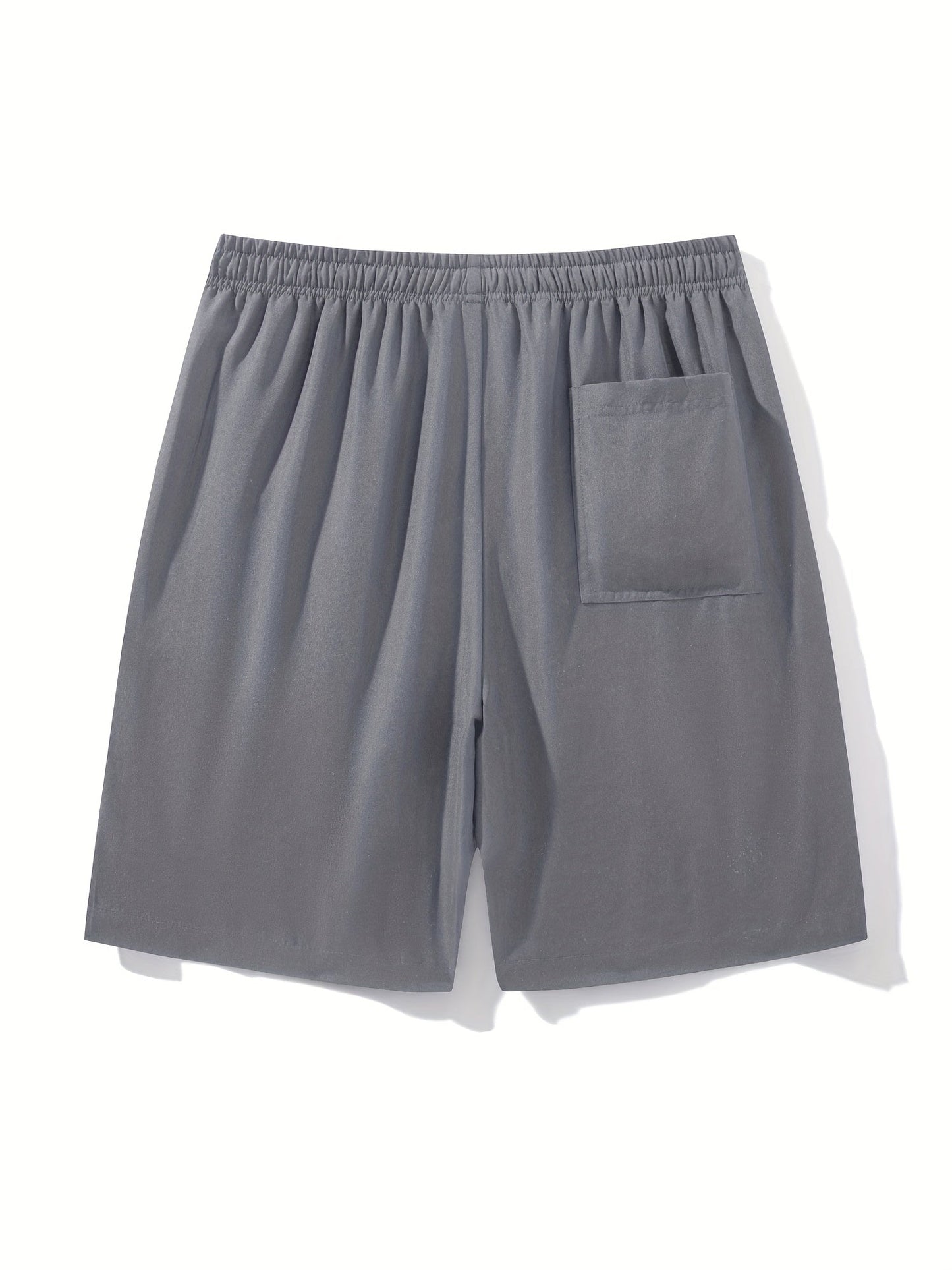 Herre sportshorts med lynlåslommer og snøre – Ideelle til træning og fritid
