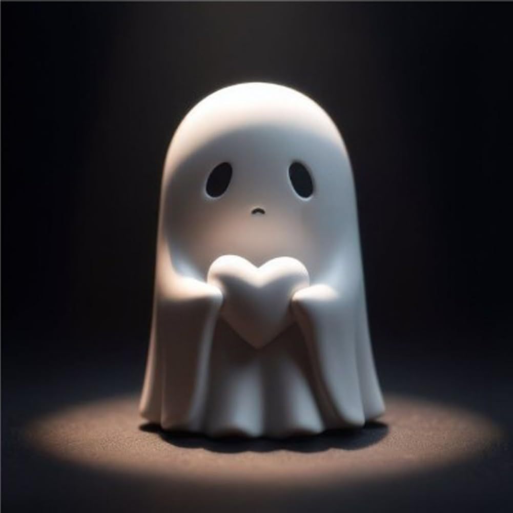 Figura Decorativa Fantasma Halloween con Dito Medio – Decorazione Divertente e Birichina per Halloween