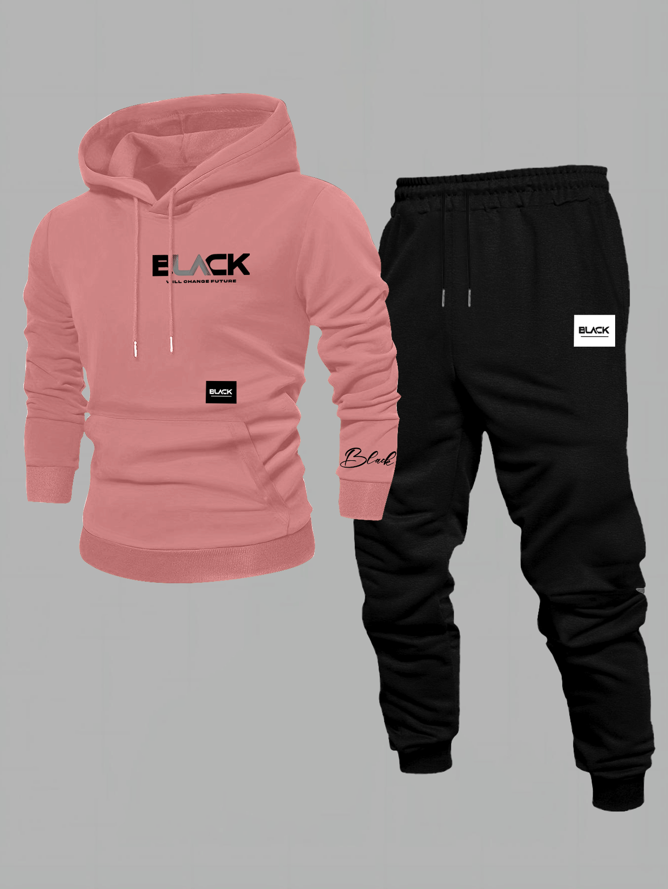Chándal unisex con sudadera con capucha y pantalón de chándal, varios colores