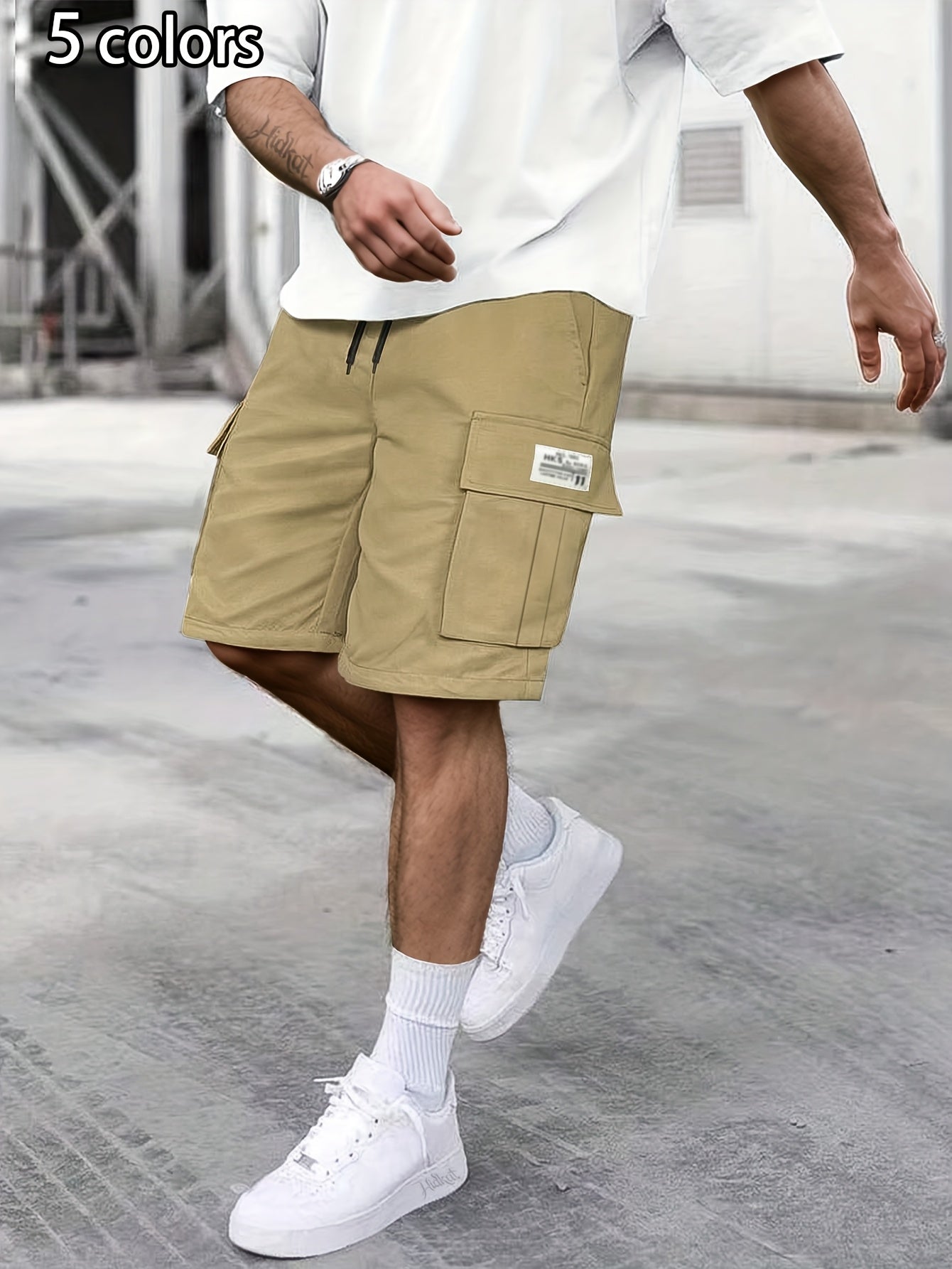 Herren Cargo Shorts mit Taschen – Lässige Streetwear Kurze Hose für Alltag und Freizeit