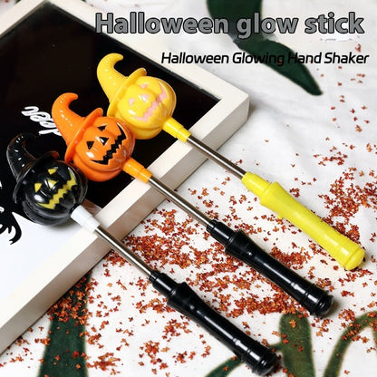 Bâton lumineux à manivelle Halloween pour enfants – Amusement pour fête et décoration