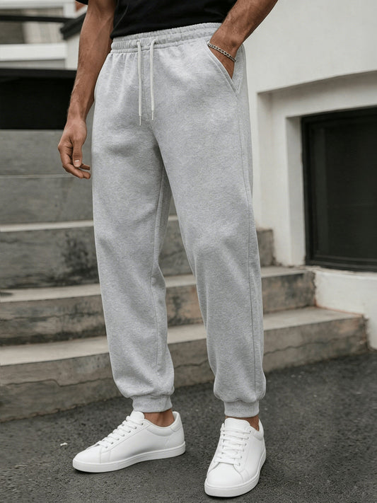Heren joggingbroek sportief comfortabel vrijetijdskleding regular fit