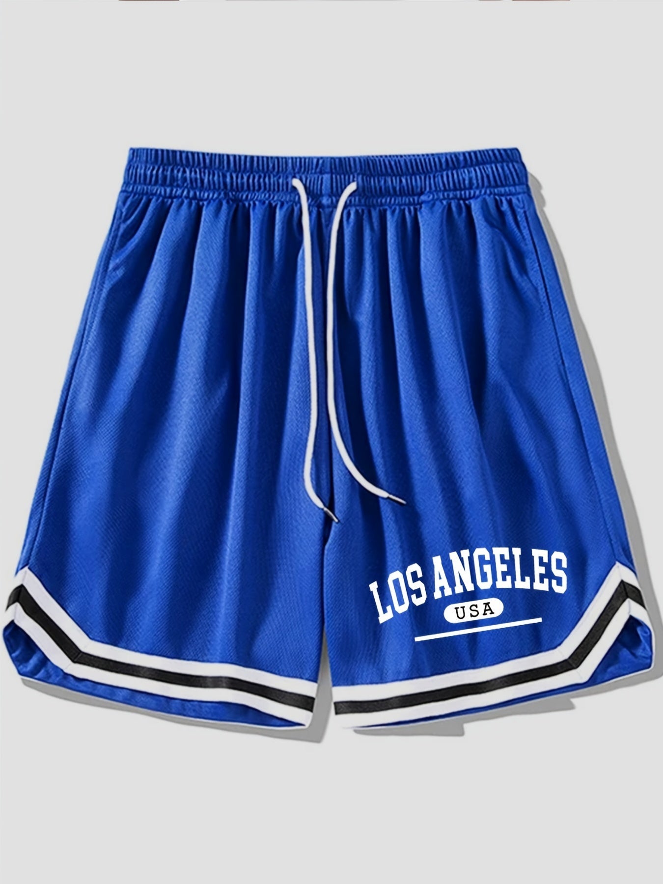 Herren Sportshorts Los Angeles USA – Lässige Basketball-Shorts mit Print für Fitness & Freizeit