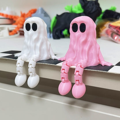 Figurka ducha na Halloween – trójwymiarowa wydrukowana figurka upiorna na imprezę i straszną dekorację