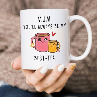 Tazza regalo da donna per mamma con frase e divertente design a tazza da tè – Perfetta per la Festa della Mamma o il compleanno