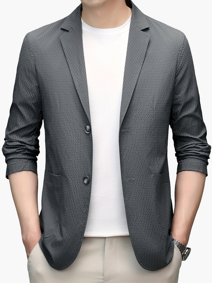 Herren lätt casual blazer – modern sommarjacka med struktur för jobb och fritid