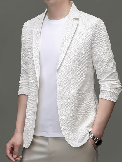 Herren lätt casual blazer – modern sommarjacka med struktur för jobb och fritid