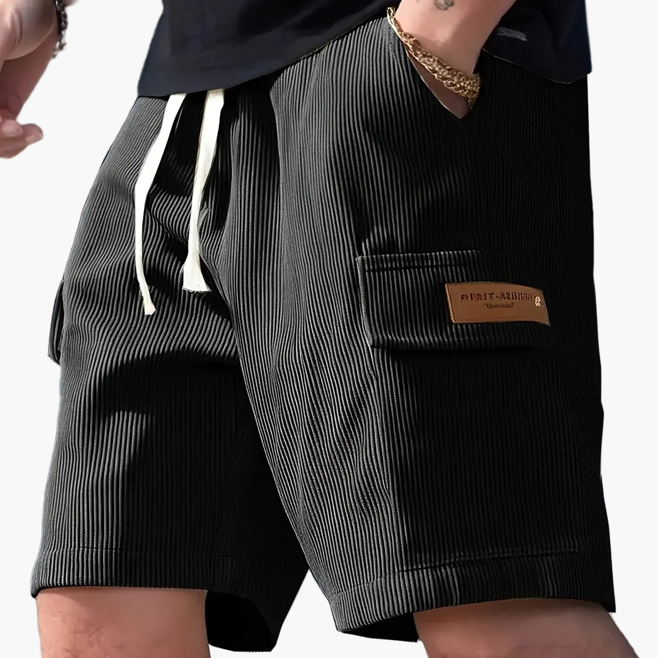 Herren Freizeitshorts mit Kordelzug – Modische Regular Fit Shorts für Alltag & Freizeit