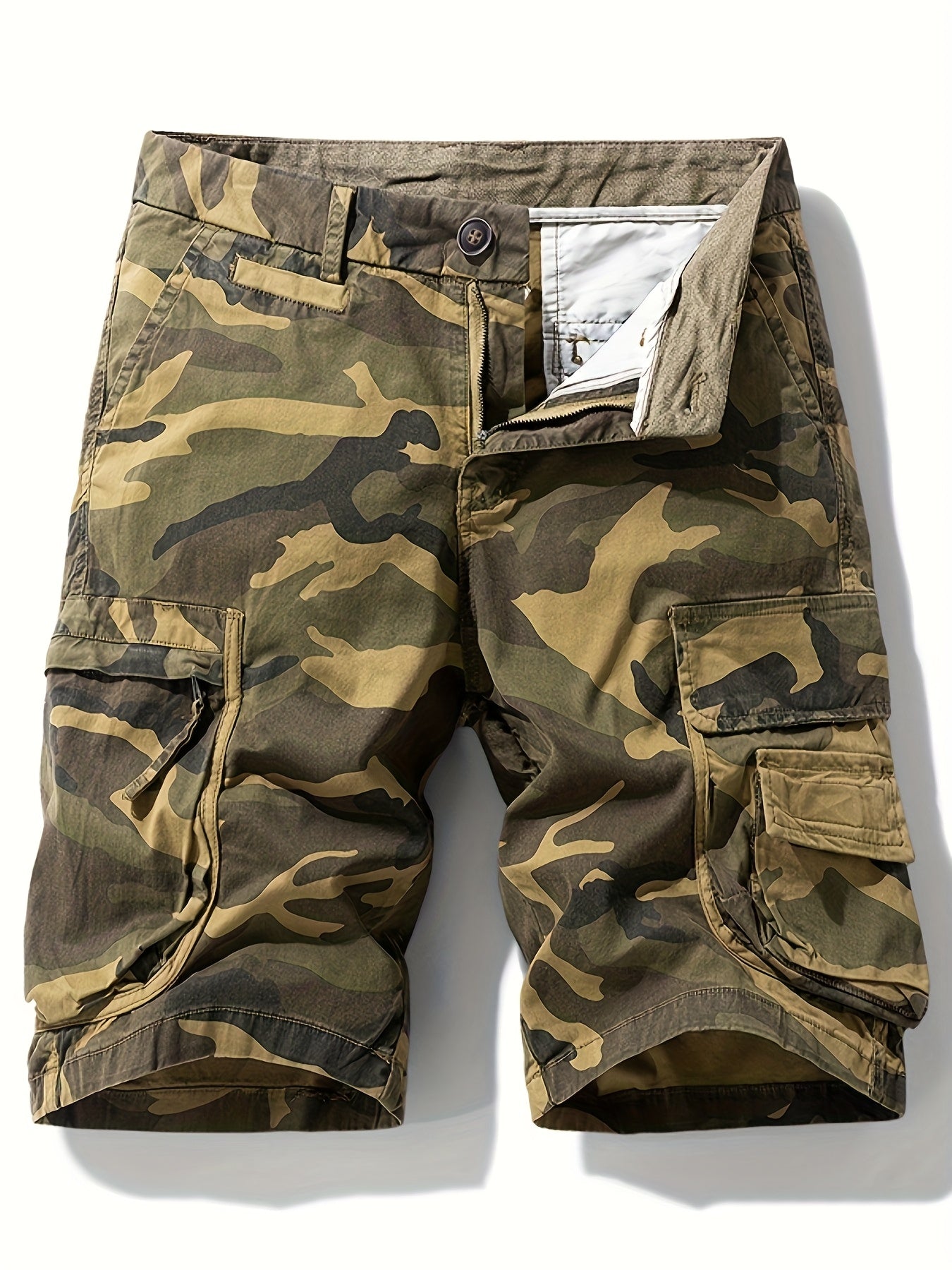 Pantaloncini Cargo Uomo Design Camouflage – Bermuda Outdoor e Tempo Libero con Tasche