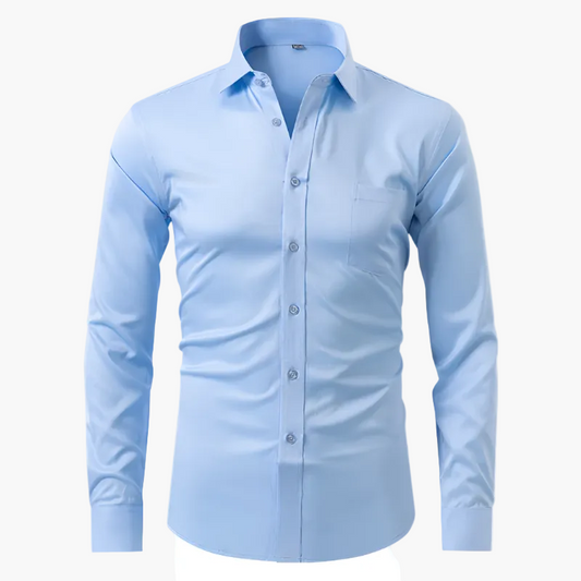 Heren business vrijetijdshemd – elegant slim fit overhemd voor kantoor & dagelijks gebruik