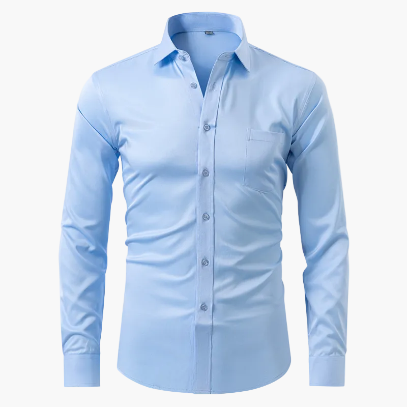 Heren business vrijetijdshemd – elegant slim fit overhemd voor kantoor & dagelijks gebruik