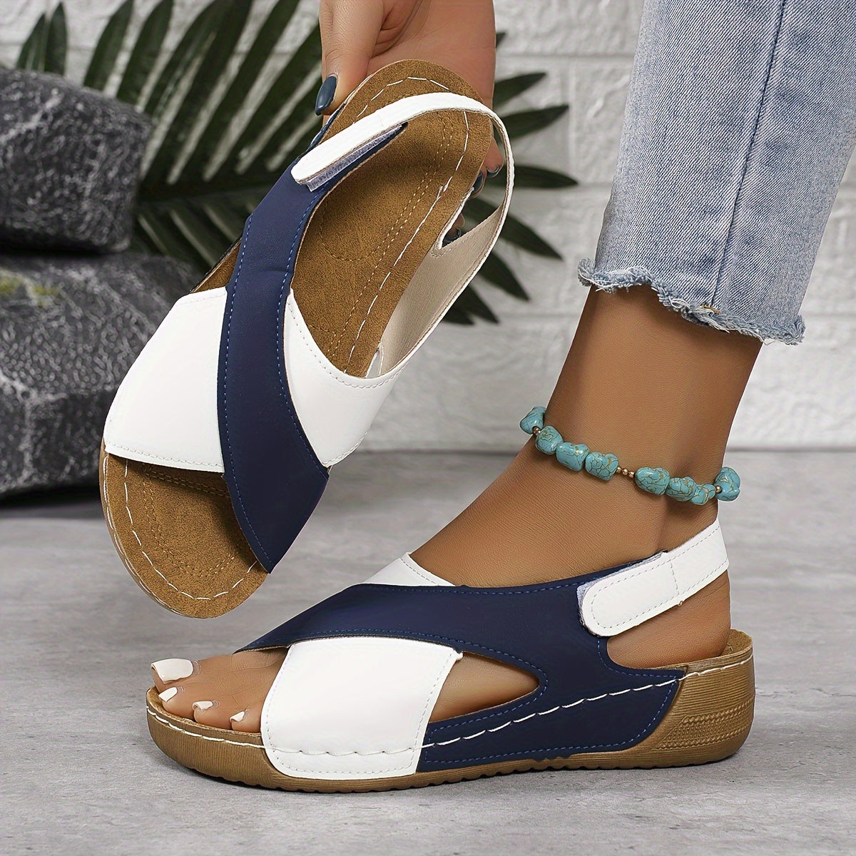 Sandali comodi da donna per tutti i giorni e tempo libero – Scarpe estive ergonomiche e confortevoli con supporto plantare