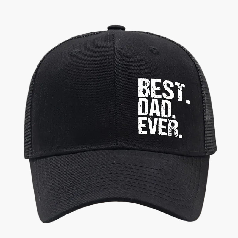 Cappellino da camionista uomo Best. Dad. Ever. – Idea regalo classica con messaggio moderno
