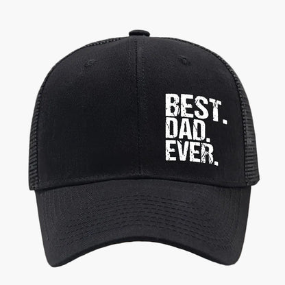 Cappellino da camionista uomo Best. Dad. Ever. – Idea regalo classica con messaggio moderno