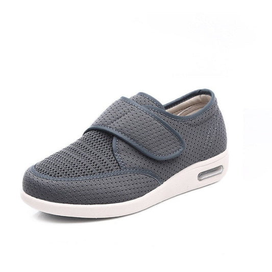 Herren Komfort-Sneaker mit Klettverschluss – Atmungsaktive Freizeitschuhe für Alltag und Spaziergänge