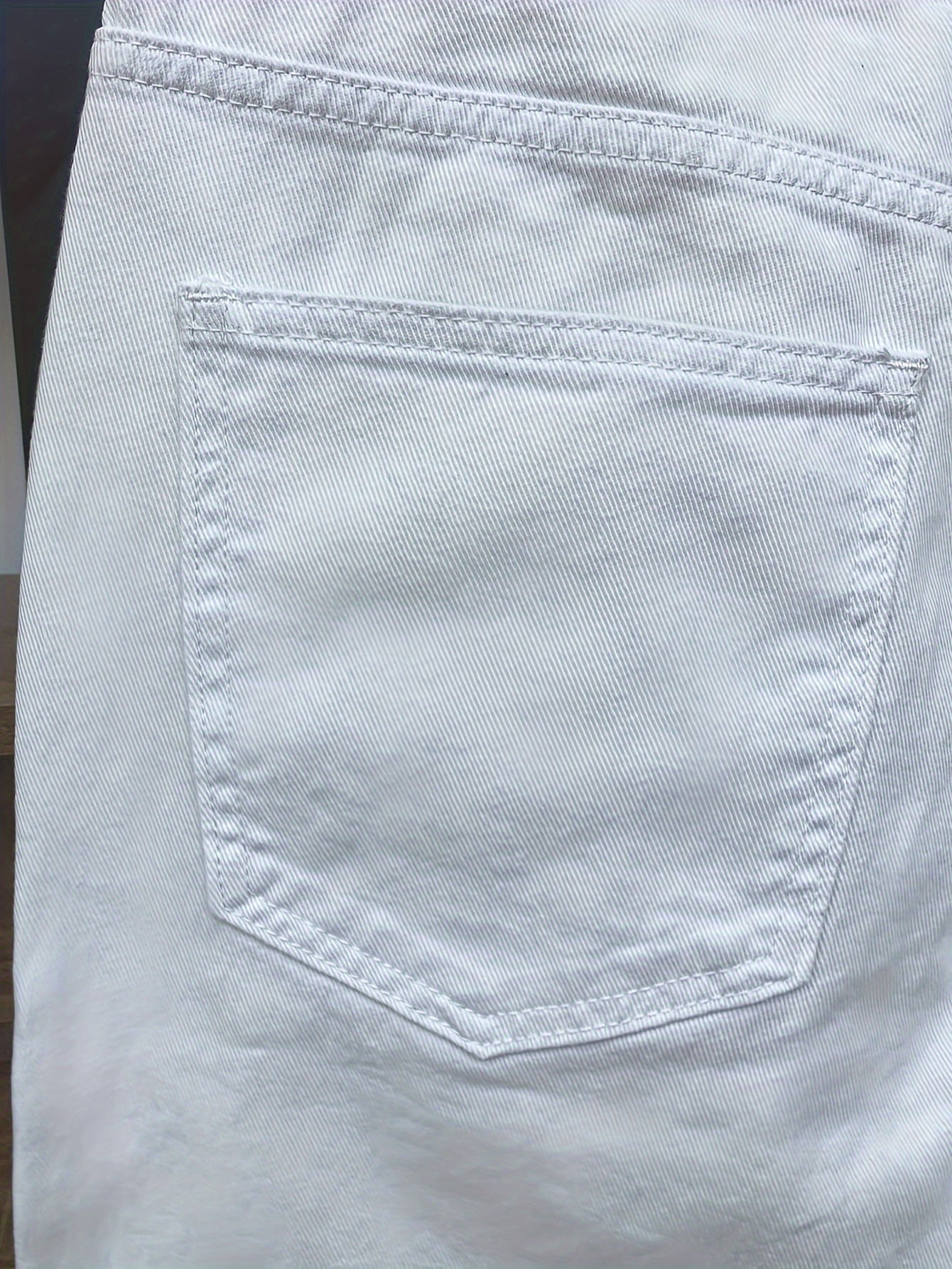 Męskie jeansowe szorty slim-fit na co dzień i czas wolny, nowoczesny design