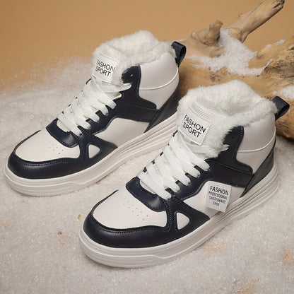 Forede high-top-sneakers til mænd – varme og stilfulde i sort, hvid-rød eller hvid-mørkeblå