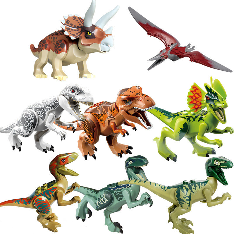 Børne dinosaur byggesæt figurer – Læringslegetøj og samleobjekter