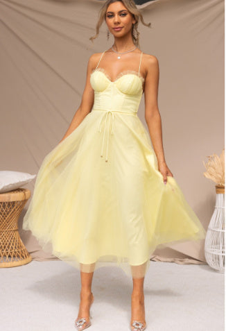 Vanessa – Partykleid mit Mesh für den Abend