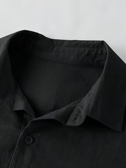 Herren Freizeithemd mit Knopfleiste – Lässiger Stil für Strand und Alltag