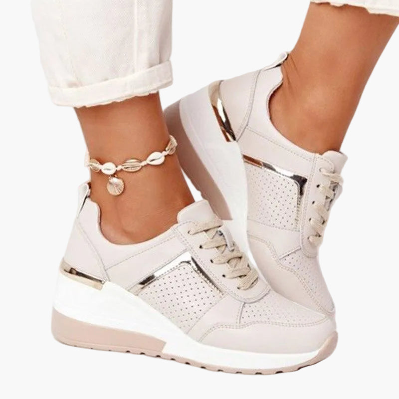 Damen Sneaker mit Keilabsatz – Trendige Freizeitschuhe für Alltag & Mode