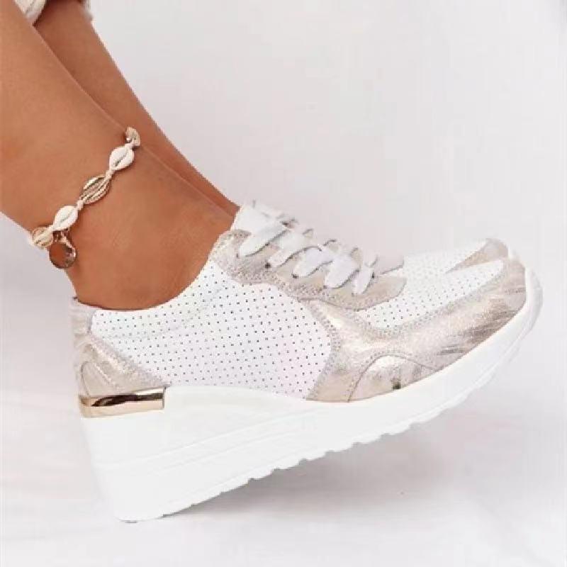 Damen Sneaker mit Keilabsatz – Trendige Freizeitschuhe für Alltag & Mode