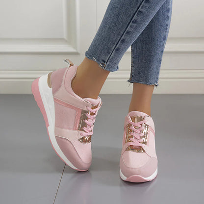 Damen Sneaker mit Keilabsatz – Trendige Freizeitschuhe für Alltag & Mode