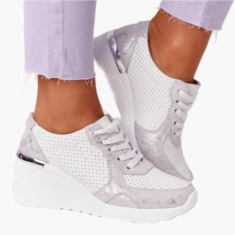 Damen Sneaker mit Keilabsatz – Trendige Freizeitschuhe für Alltag & Mode