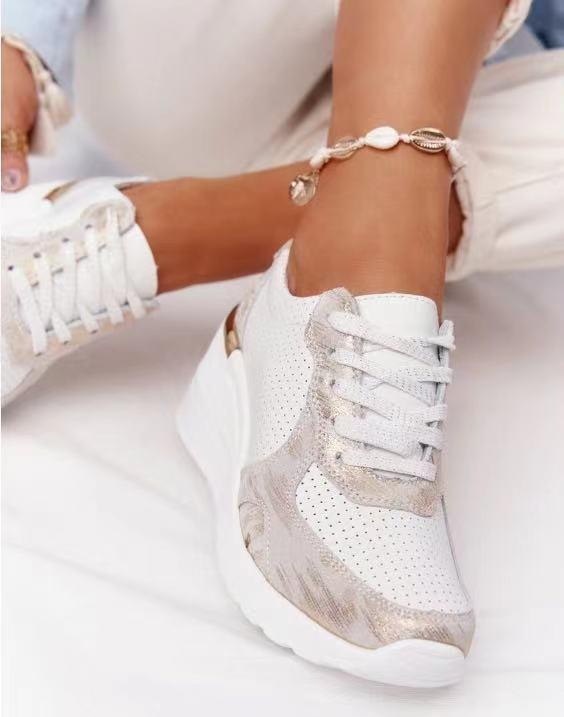 Damen Sneaker mit Keilabsatz – Trendige Freizeitschuhe für Alltag & Mode