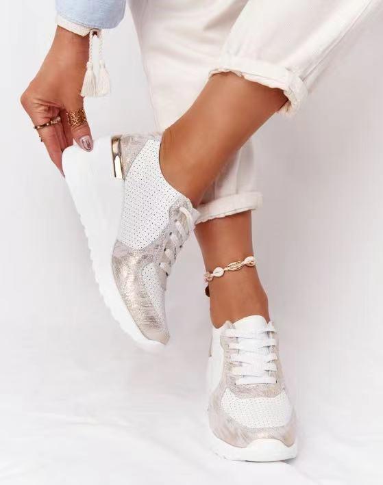 Damen Sneaker mit Keilabsatz – Trendige Freizeitschuhe für Alltag & Mode