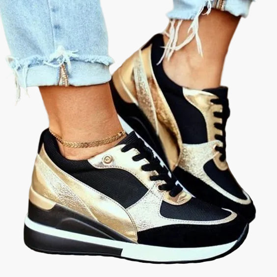 Damen Sneaker mit Keilabsatz – Trendige Freizeitschuhe für Alltag & Mode