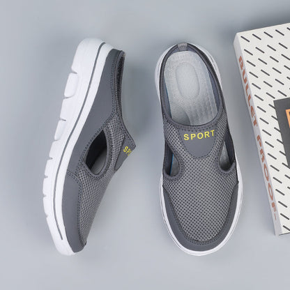 Herren Komfort-Slipper für Alltag und Freizeit – Atmungsaktive Sport Clogs