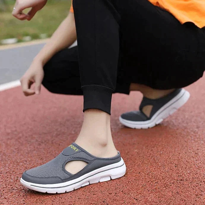 Herren Komfort-Slipper für Alltag und Freizeit – Atmungsaktive Sport Clogs