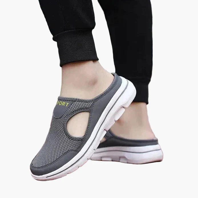 Herren Komfort-Slipper für Alltag und Freizeit – Atmungsaktive Sport Clogs