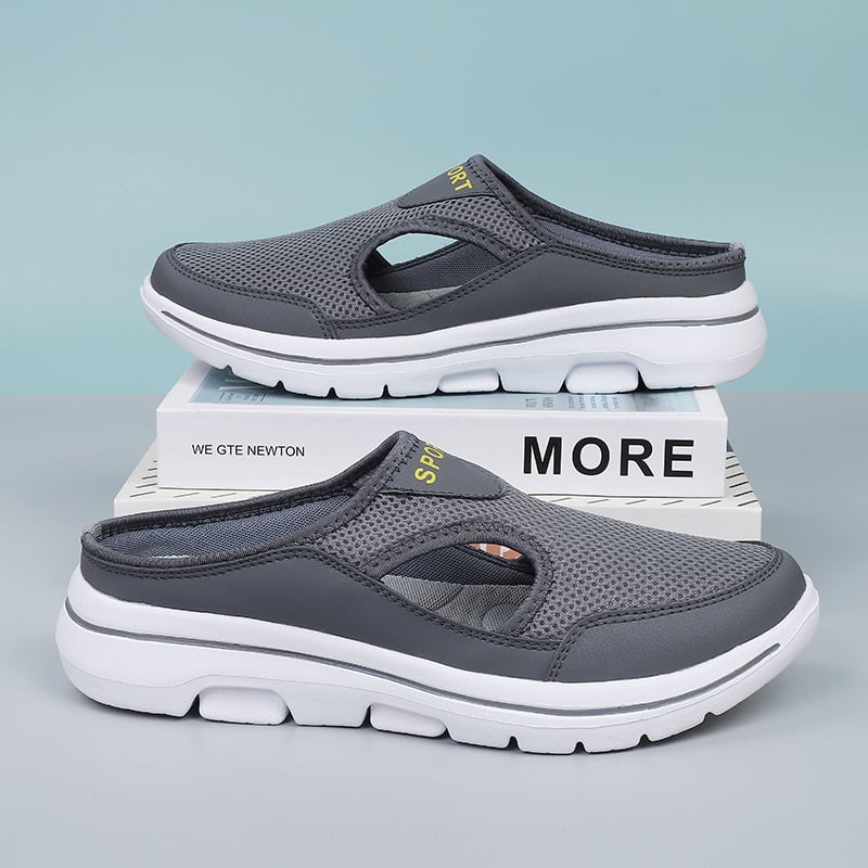 Herren Komfort-Slipper für Alltag und Freizeit – Atmungsaktive Sport Clogs