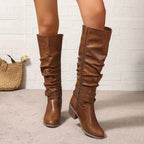 Ragnhild | Enkellaarsjes in slouchy look voor dames met bandjes en gespen