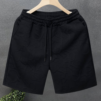 Herren Freizeitshorts mit Strukturmuster – Modernes Design für Alltag & Sport