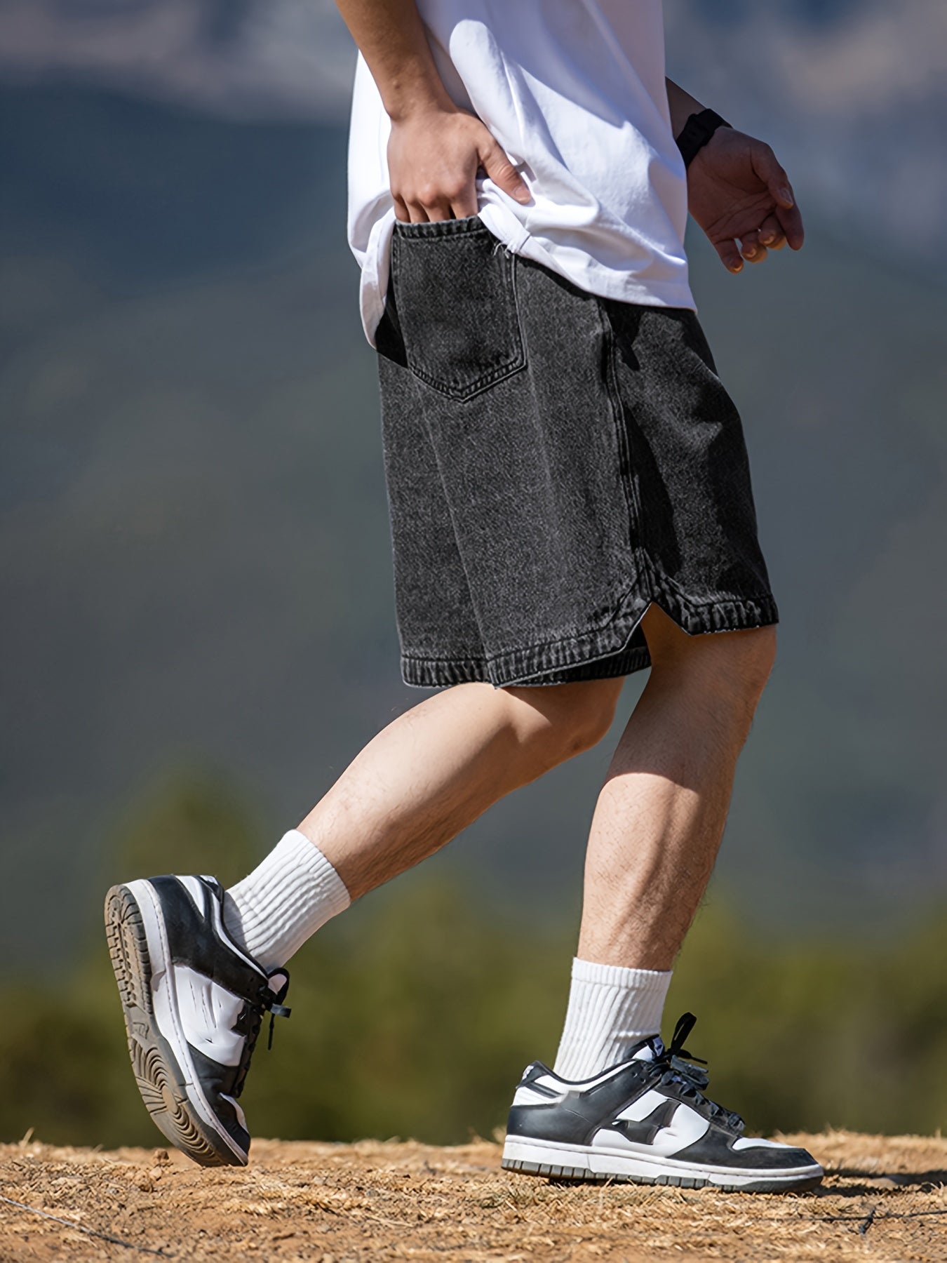 Herren Casual Relaxed Fit Shorts für Outdoor und Freizeit – Streetstyle Bermuda