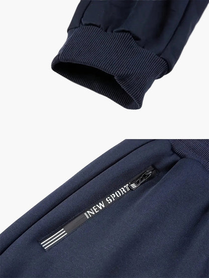 Herren Freizeit Trainingsanzug Set – Winter Warm, Sportlich & Bequem, Ideal für Alltag und Sport
