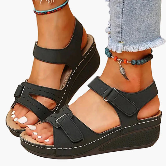 Sandales compensées confort femme pour quotidien et promenades – Ergonomiques, mode, ajustables