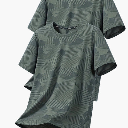 Herren Funktionsshirt Kurzarm – Atmungsaktiv & Lässig für Freizeit und Sport