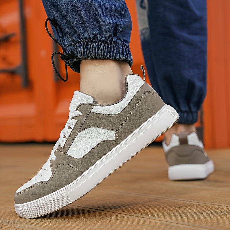 Męskie sneakersy w stylu preppy na co dzień i czas wolny