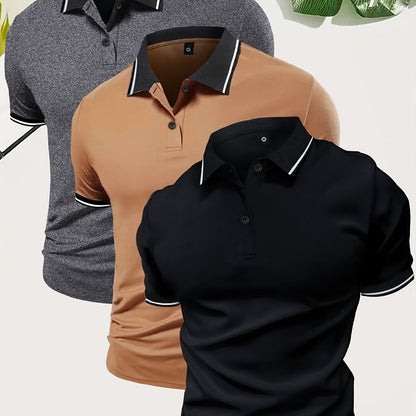 Męska koszulka polo w nowoczesnym stylu casual – idealna na czas wolny i na co dzień