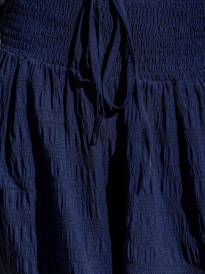 Dame shorts med høj talje og snøre – sommer casual stil til strand og fritid