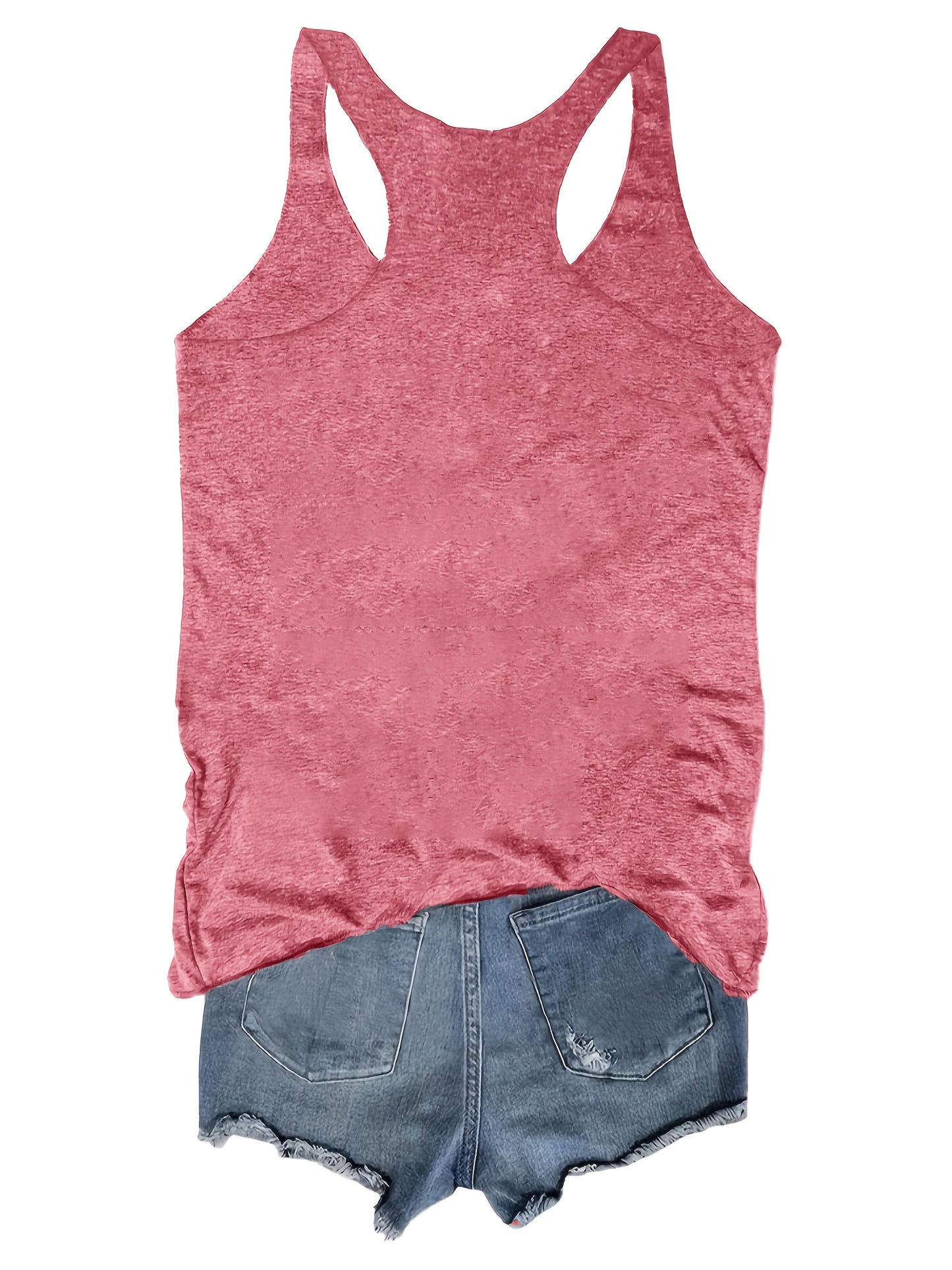 Damski top na ramiączkach z nadrukiem dzikich kwiatów – letnia koszulka na co dzień w stylu boho