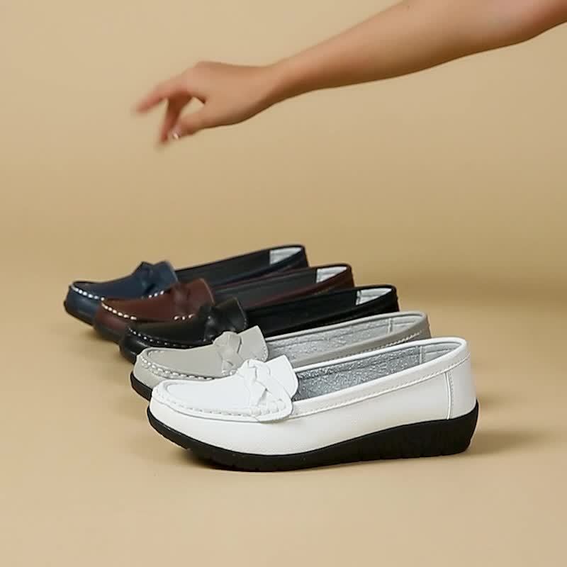Damskie wygodne mokasyny na co dzień i na czas wolny – styl penny loafer