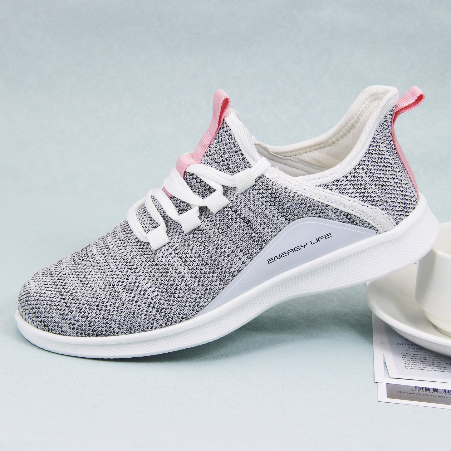 Damsneaker med komfort i slip-in-stil för fritid och vardag
