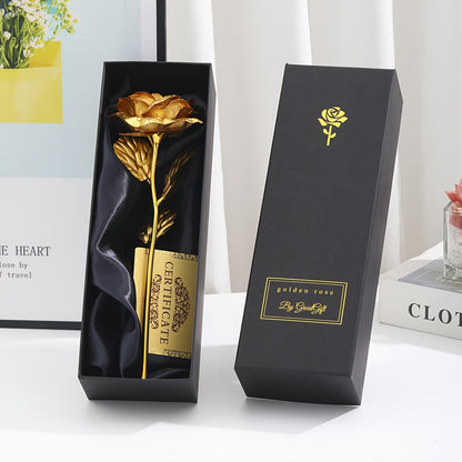 Luxuriöses Geschenk Deko-Rose mit Geschenkbox – Zeitlose Blume für Damen – Perfekt als Liebesbeweis oder Dekoration